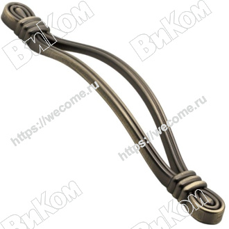 Оптом купить Ручка скоба RS-101-128 MAB атласная бронза  KERRON (60*) в мебельная фурнитура оптом и в розницу ВиКом.