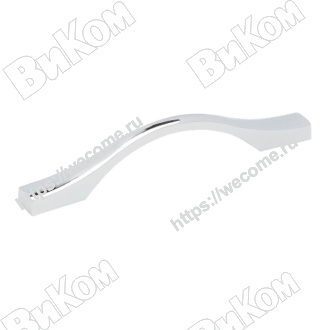 Оптом купить Ручка скоба Н76-128 хром в мебельная фурнитура оптом и в розницу ВиКом.