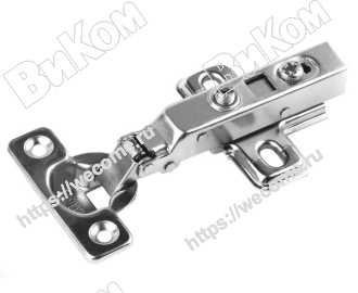 Оптом купить Петля 4-шарнирная накладная с доводчиком MINI H404A21/2210 в мебельная фурнитура оптом и в розницу ВиКом.
