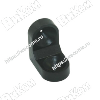 Оптом купить Уголок 25х25х16 пластик черный (200*) в мебельная фурнитура оптом и в розницу ВиКом.