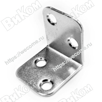 Оптом купить Уголок 28х28, без покрытия (700*) в мебельная фурнитура оптом и в розницу ВиКом.