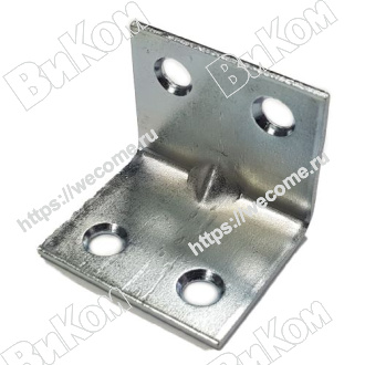 Оптом купить Уголок 26х30, цинк (500*) Н в мебельная фурнитура оптом и в розницу ВиКом.