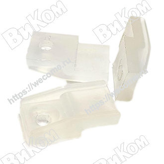 Оптом купить Кляймер бесцветный (1000*) в мебельная фурнитура оптом и в розницу ВиКом.