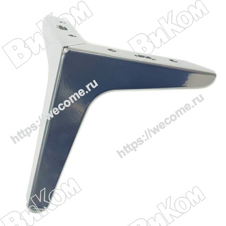 Оптом купить Опора альфа H-150, хром полимер (20*) в мебельная фурнитура оптом и в розницу ВиКом.