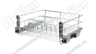 Оптом купить Корзина-сушка выдвижная MERCURY, KRS03/1/3/600 в мебельная фурнитура оптом и в розницу ВиКом.
