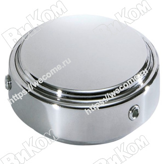 Оптом купить Заглушка для трубы 50мм с фиксатором Z-188, хром (Под заказ) в мебельная фурнитура оптом и в розницу ВиКом.