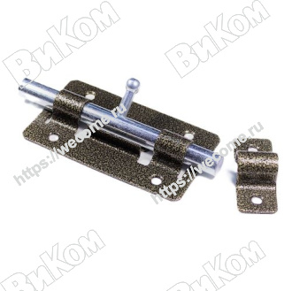 Оптом купить Задвижка дверная ЗД-01, АМ (20*) в мебельная фурнитура оптом и в розницу ВиКом.