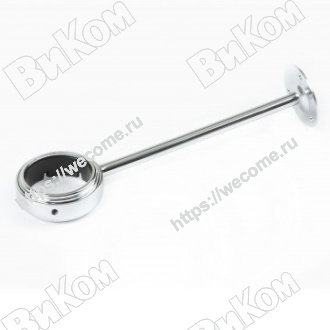 Оптом купить Боковое крепление трубы 50 мм, L-200мм, Z-004 хром в мебельная фурнитура оптом и в розницу ВиКом.