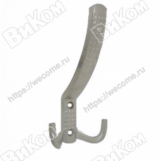 Оптом купить Крючок 212 А, хром матовый (26*) Соллер в мебельная фурнитура оптом и в розницу ВиКом.