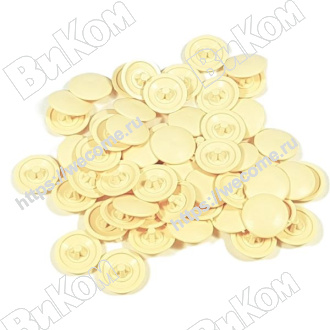 Оптом купить Заглушка к саморезу №20 Ваниль (1000*) в мебельная фурнитура оптом и в розницу ВиКом.