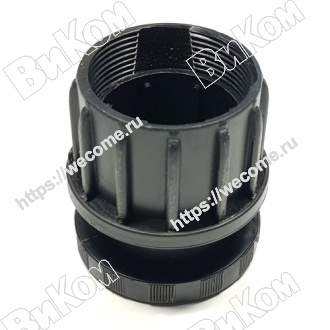 Оптом купить Опора барная регулируемая (подпятник для опоры)  D=60мм низ (100*) в мебельная фурнитура оптом и в розницу ВиКом.