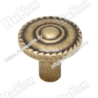 Оптом купить Ручка кнопка RK-071 ОAB, оксидированная бронза KERRON (100*) в мебельная фурнитура оптом и в розницу ВиКом.