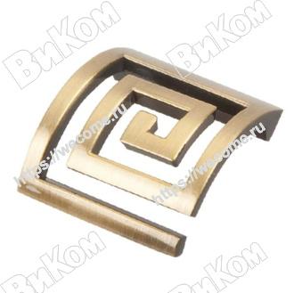 Оптом купить Ручка кнопка RK-029 AB, античная бронза KERRON (100*, 500*) в мебельная фурнитура оптом и в розницу ВиКом.