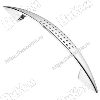 Оптом купить Ручка скоба LT-9131-128  хром  KERRON (60*) в мебельная фурнитура оптом и в розницу ВиКом.