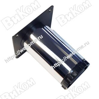 Оптом купить Ножка мебельная  регулируемая 50х100 (металл пятка) хром (100*) ВК в мебельная фурнитура оптом и в розницу ВиКом.