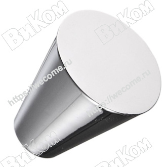 Оптом купить Ручка кнопка К-1030, хром KERRON (150*) в мебельная фурнитура оптом и в розницу ВиКом.