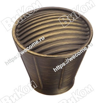 Оптом купить Ручка кнопка EL-7220 MAB античая бронза , KERRON (100,500*) в мебельная фурнитура оптом и в розницу ВиКом.