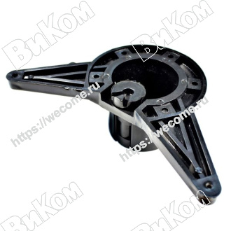 Оптом купить Крепление для ног, УС, пластик черный в мебельная фурнитура оптом и в розницу ВиКом.