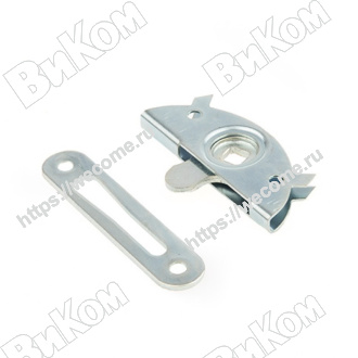 Оптом купить Замок завертки врезной ЗР-3, цинк (100*) (Под заказ) в мебельная фурнитура оптом и в розницу ВиКом.
