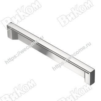 Оптом купить Ручка рейлинг R-3060-128 хром (40,200*) KERRON (Под заказ) в мебельная фурнитура оптом и в розницу ВиКом.