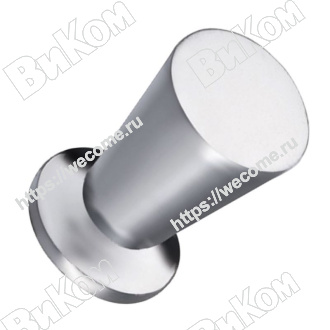 Оптом купить Ручка кнопка К-1010 SC, матовый хром, KERRON (150*) в мебельная фурнитура оптом и в розницу ВиКом.