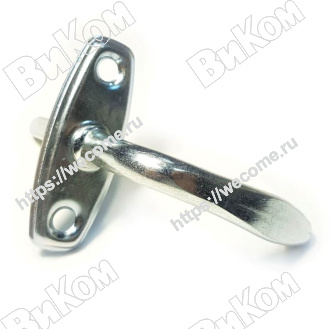 Оптом купить Ручка завертки врезной Р1, цинк (100*) в мебельная фурнитура оптом и в розницу ВиКом.