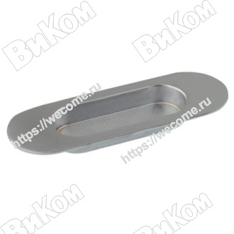 Оптом купить Ручка для дверей-купе EDSON 7870 L=105 матовый никель (25,250*) в мебельная фурнитура оптом и в розницу ВиКом.