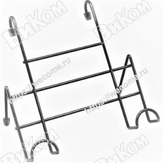 Оптом купить Полка МХ-409 для планшета или книги (197*120*208), хром в мебельная фурнитура оптом и в розницу ВиКом.