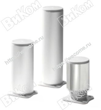 Оптом купить Опора регулируемая 40х60 алюминий, хром матовый (160*) в мебельная фурнитура оптом и в розницу ВиКом.