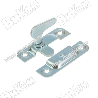 Оптом купить Завертка форточная ЗФ-1, цинк (200*) в мебельная фурнитура оптом и в розницу ВиКом.