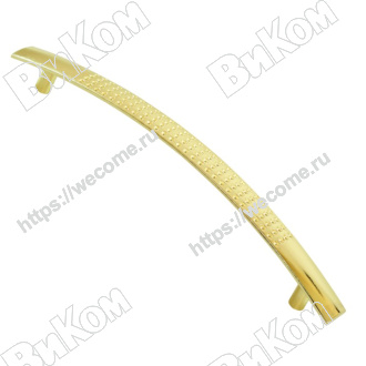 Оптом купить Ручка скоба LT-9071-128 OT золото KERRON (60*) в мебельная фурнитура оптом и в розницу ВиКом.