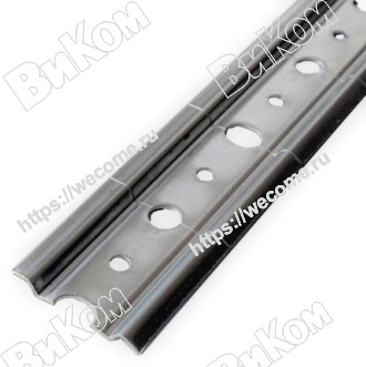 Оптом купить Планка для пдвески Н=50мм, 2000 мм 1,0 мм без покрытия (10*) в мебельная фурнитура оптом и в розницу ВиКом.