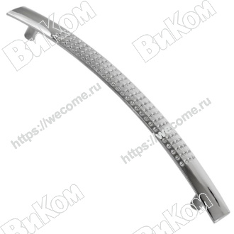 Оптом купить Ручка скоба LT-9071-128  хром KERRON (60*) в мебельная фурнитура оптом и в розницу ВиКом.