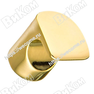 Оптом купить Ручка кнопка К-1100 ОТ, золото KERRON (150*) в мебельная фурнитура оптом и в розницу ВиКом.