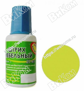 Оптом купить Штрих мебельный, цвет лайм в мебельная фурнитура оптом и в розницу ВиКом.