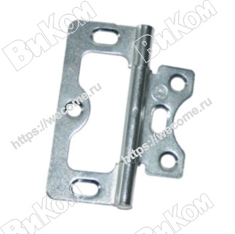 Оптом купить Петля накладная ПНУ-76 регулируемая, цинк (200*) (Под заказ) в мебельная фурнитура оптом и в розницу ВиКом.