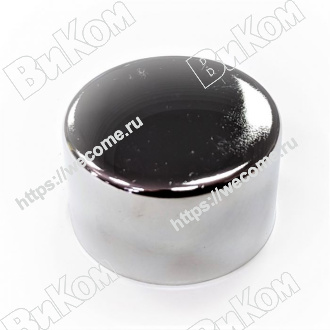 Оптом купить Заглушка для трубы 50мм STK104, хром в мебельная фурнитура оптом и в розницу ВиКом.
