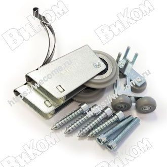 Оптом купить Комплект роликов ОРК универсальный асимметричный (откр) (50*) в мебельная фурнитура оптом и в розницу ВиКом.