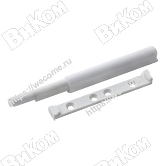 Оптом купить Толкатель фасада push-to-open скрытого крепления, белый AMF10/W (25*) в мебельная фурнитура оптом и в розницу ВиКом.