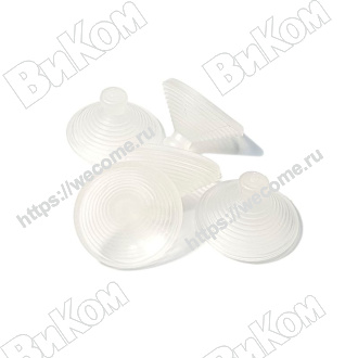 Оптом купить Присоска R-40 эластичная D-20 мм (100,500*) (Под заказ) в мебельная фурнитура оптом и в розницу ВиКом.