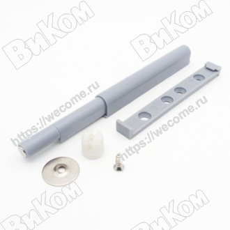 Оптом купить Толкатель с магнитным окончанием серый (10,100*) в мебельная фурнитура оптом и в розницу ВиКом.