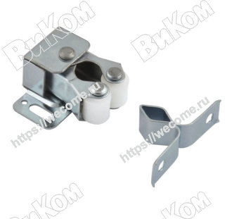 Оптом купить Защелка роликовая, цинк в мебельная фурнитура оптом и в розницу ВиКом.