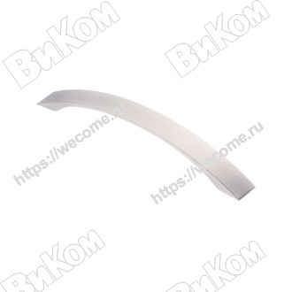 Оптом купить Ручка скоба S-2241-128 SC  матовый хром  KERRON (60*) (Под заказ) в мебельная фурнитура оптом и в розницу ВиКом.