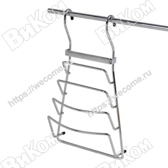 Оптом купить Полка для крышек 210*110*370 хром в мебельная фурнитура оптом и в розницу ВиКом.