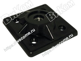Оптом купить Крепеж к ножке табурета, черный (300*) в мебельная фурнитура оптом и в розницу ВиКом.