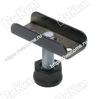 Оптом купить Опора регулируемая  М8 скоба черная (4, 300*) в мебельная фурнитура оптом и в розницу ВиКом.