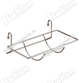 Оптом купить Полка для бум полотенца YJ-G217 300*200*105, хром в мебельная фурнитура оптом и в розницу ВиКом.