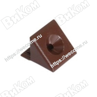 Оптом купить Фиксатор задней стенки коричневый (500*) в мебельная фурнитура оптом и в розницу ВиКом.