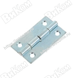 Оптом купить Петля карточная 50х30,цинк (300*) в мебельная фурнитура оптом и в розницу ВиКом.