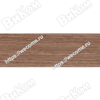 Оптом купить Кромка ПВХ 19*0,4 Шимо Темный WH1384 (200*) в мебельная фурнитура оптом и в розницу ВиКом.